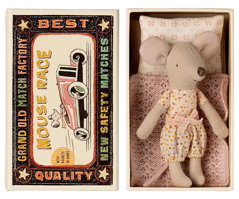MAILEG Little Sister Mouse in a Box