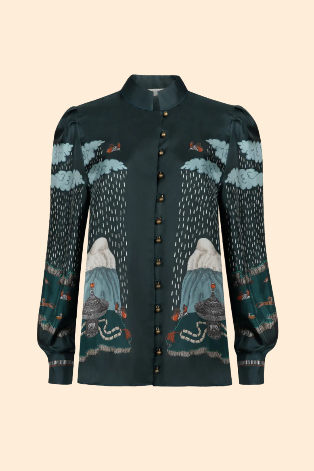 SABINA SAVAGE The Snow Lion Blouse