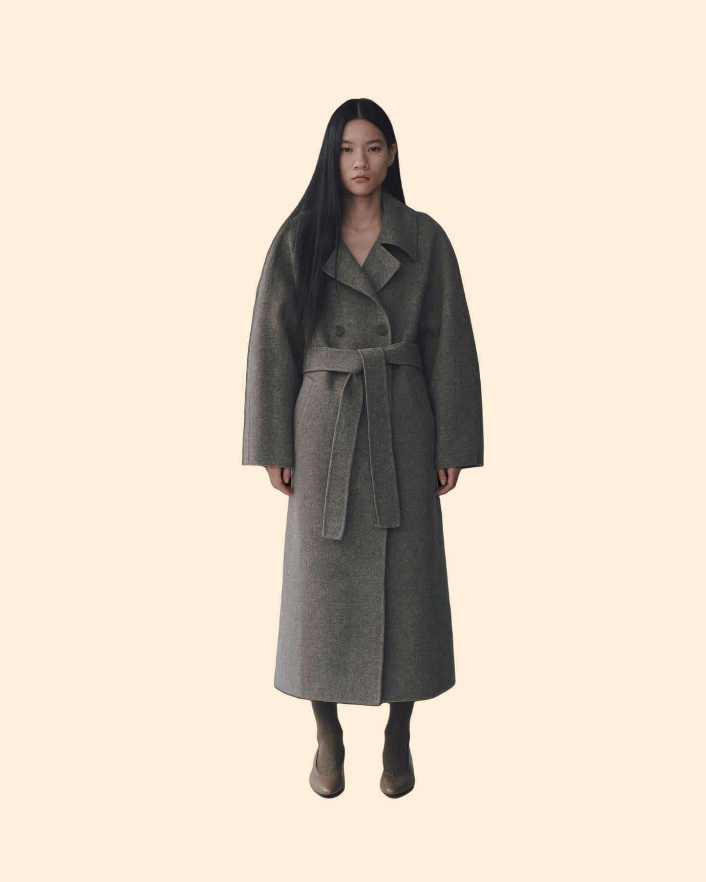 MIJEONG PARK Handmade Long Wool Coat