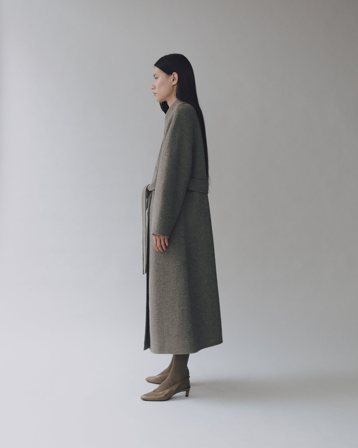 MIJEONG PARK Handmade Long Wool Coat