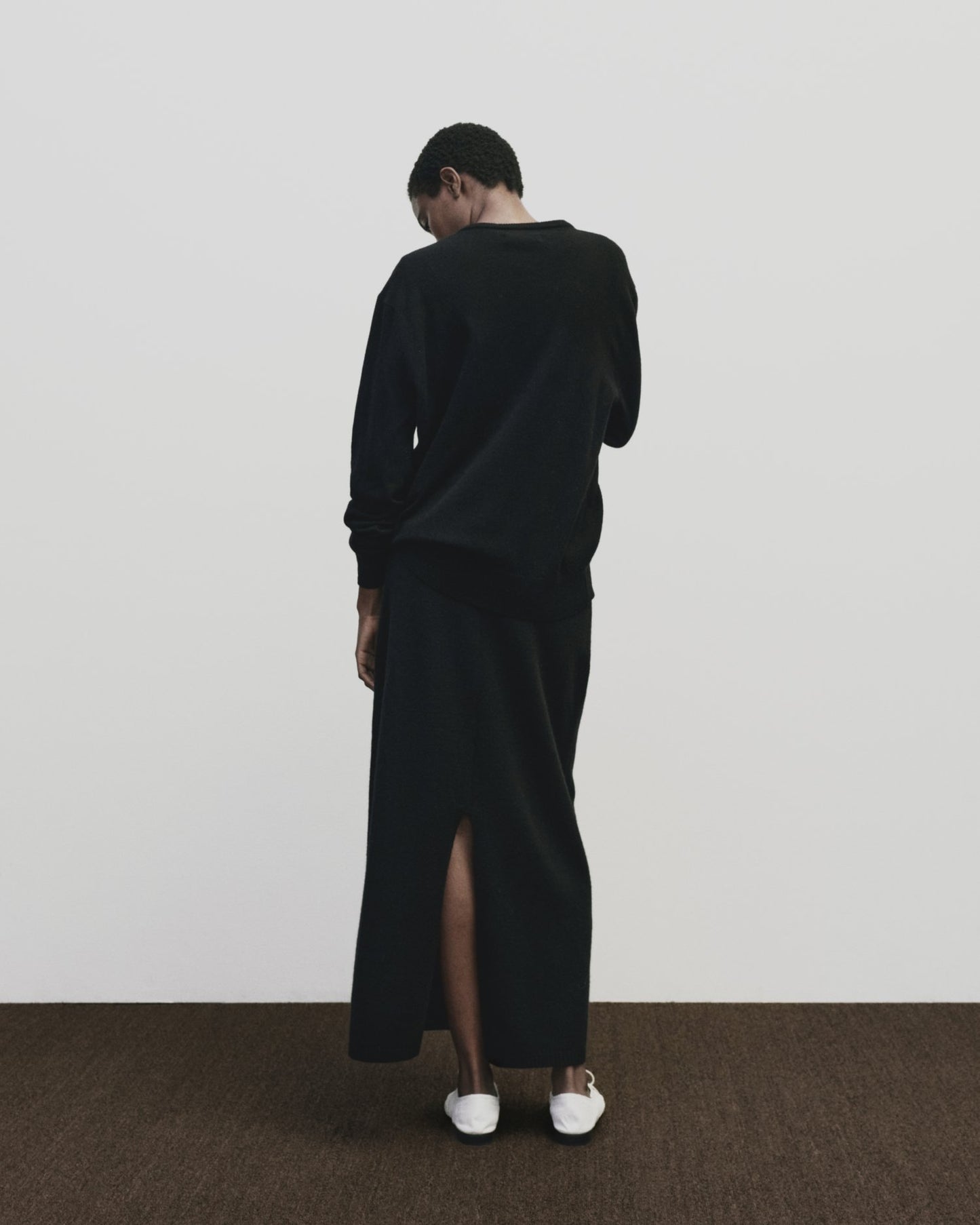 MIJEONG PARK Cashmere Blend Knit Midi Skirt