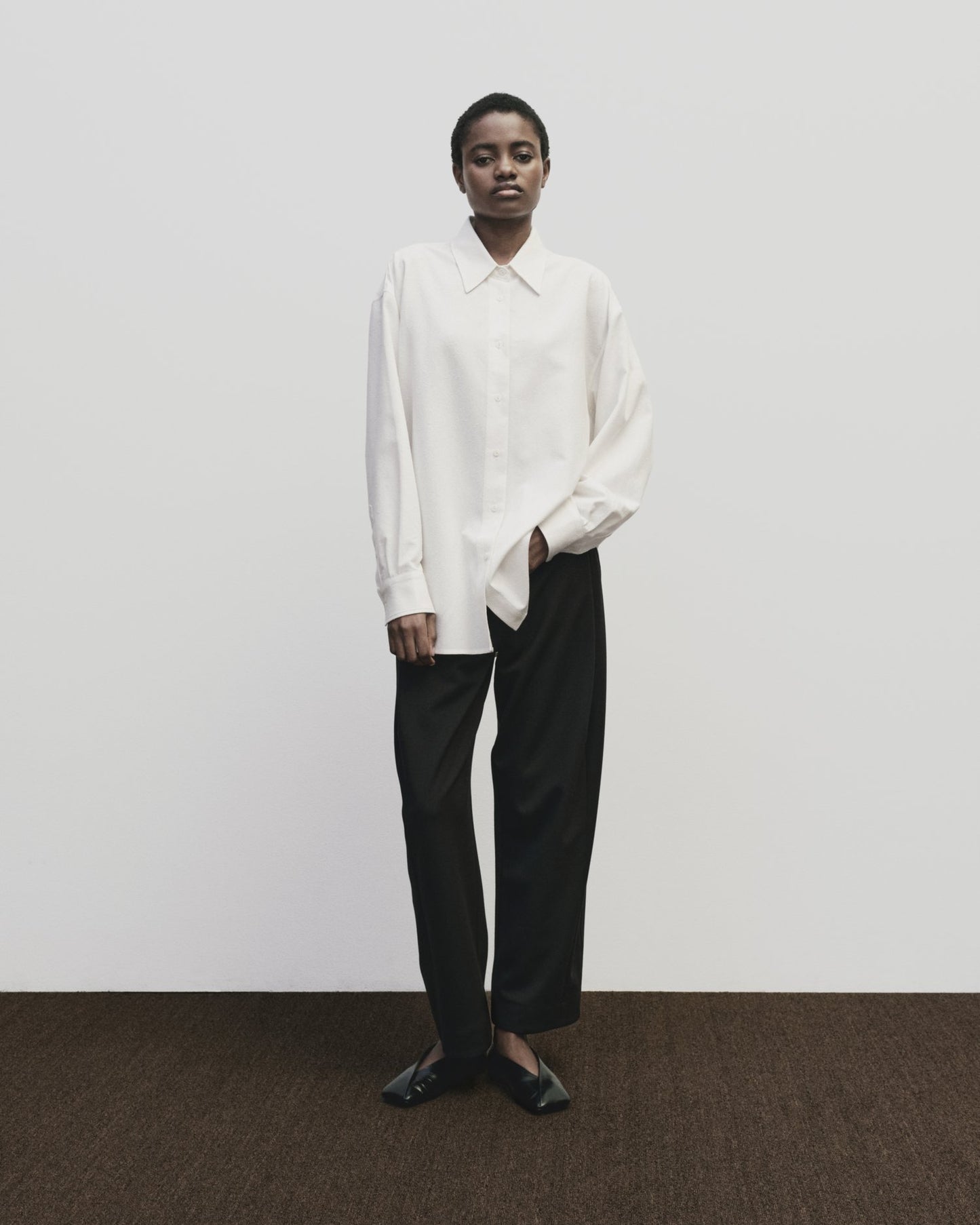 MIJEONG PARK Textured Oversized Shirt