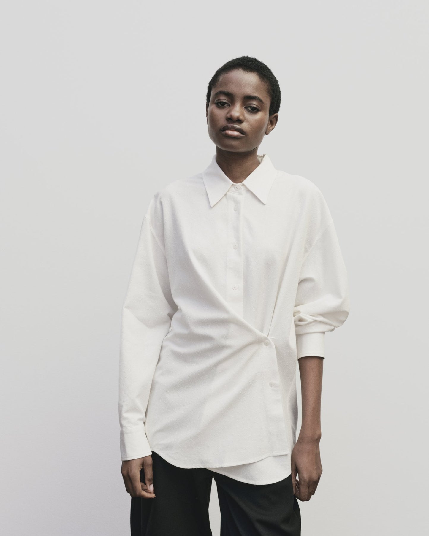 MIJEONG PARK Textured Oversized Shirt