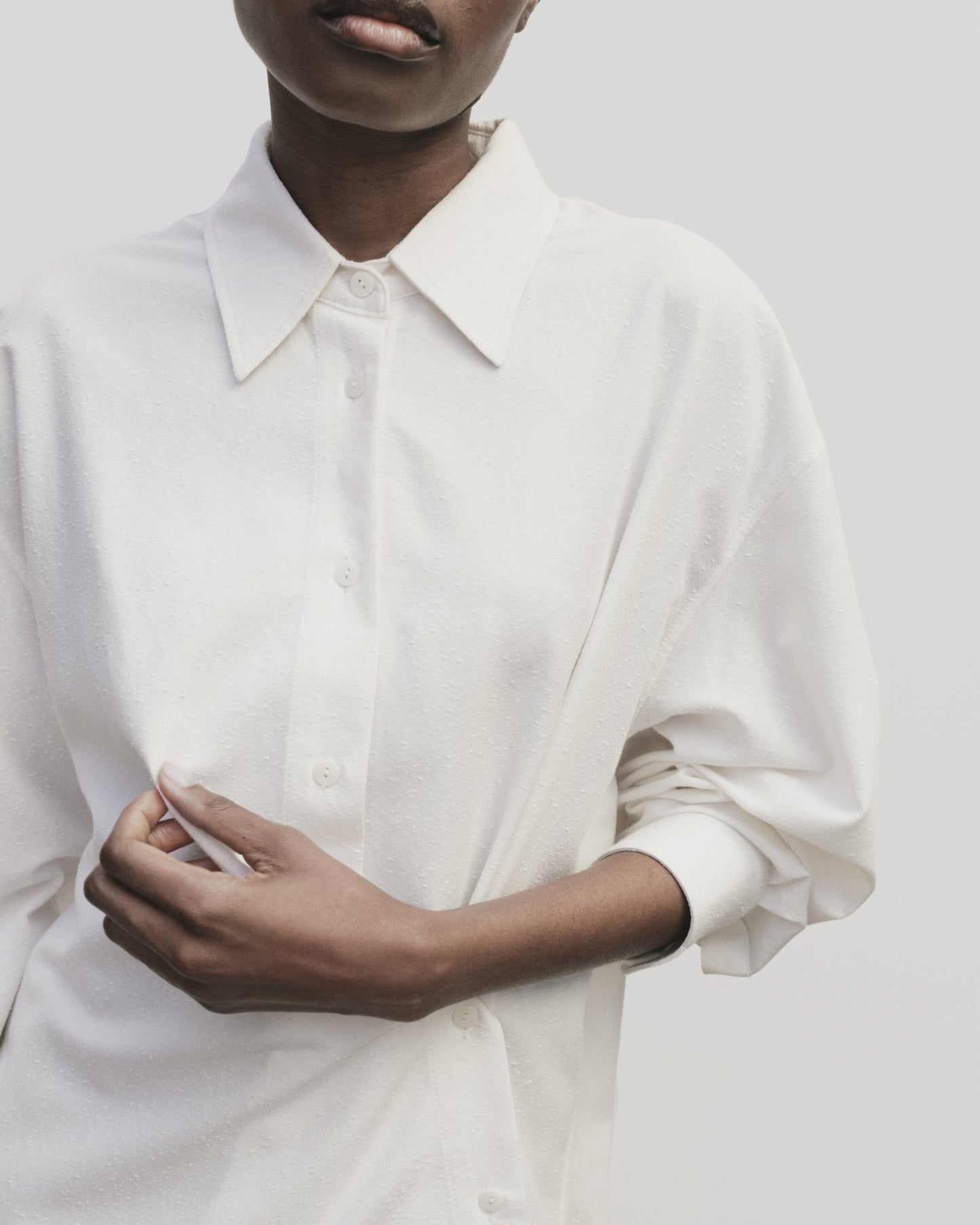 MIJEONG PARK Textured Oversized Shirt