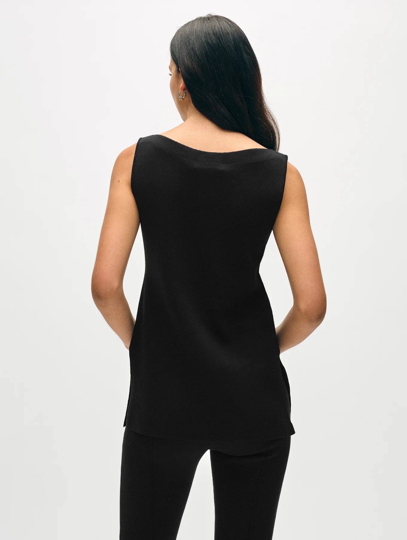 WHITE & WARREN Superfine Organic Cotton Tunic Top