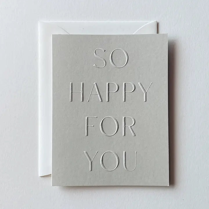 JAYMES PAPER So Happy For You Card No. 10