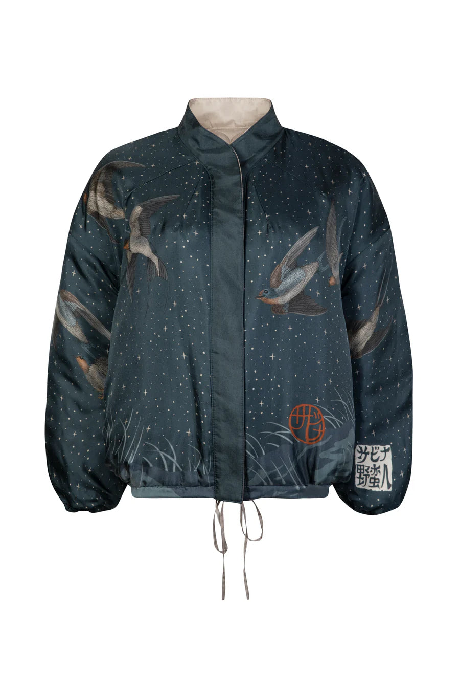 SABINA SAVAGE Lunar Leopard Bomber Jacket