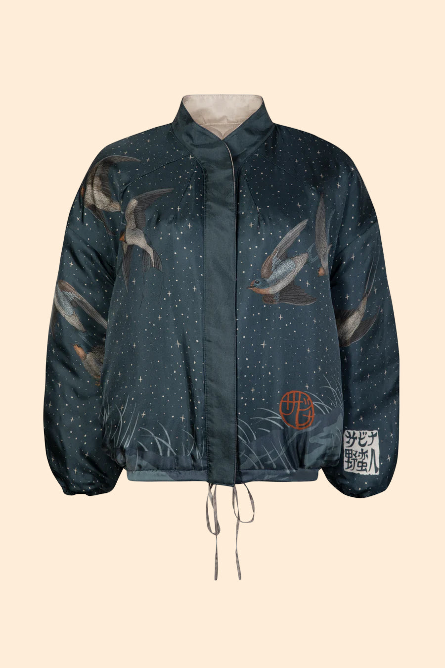 SABINA SAVAGE Lunar Leopard Bomber Jacket