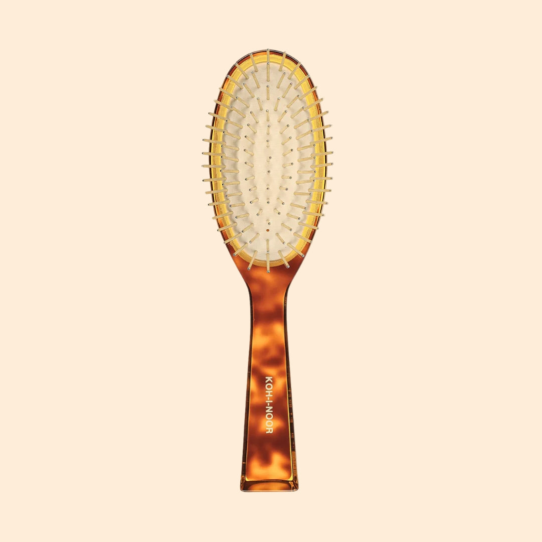 KOH-I-NOOR Jaspe Pneumatic Gold Pin Oval Brush