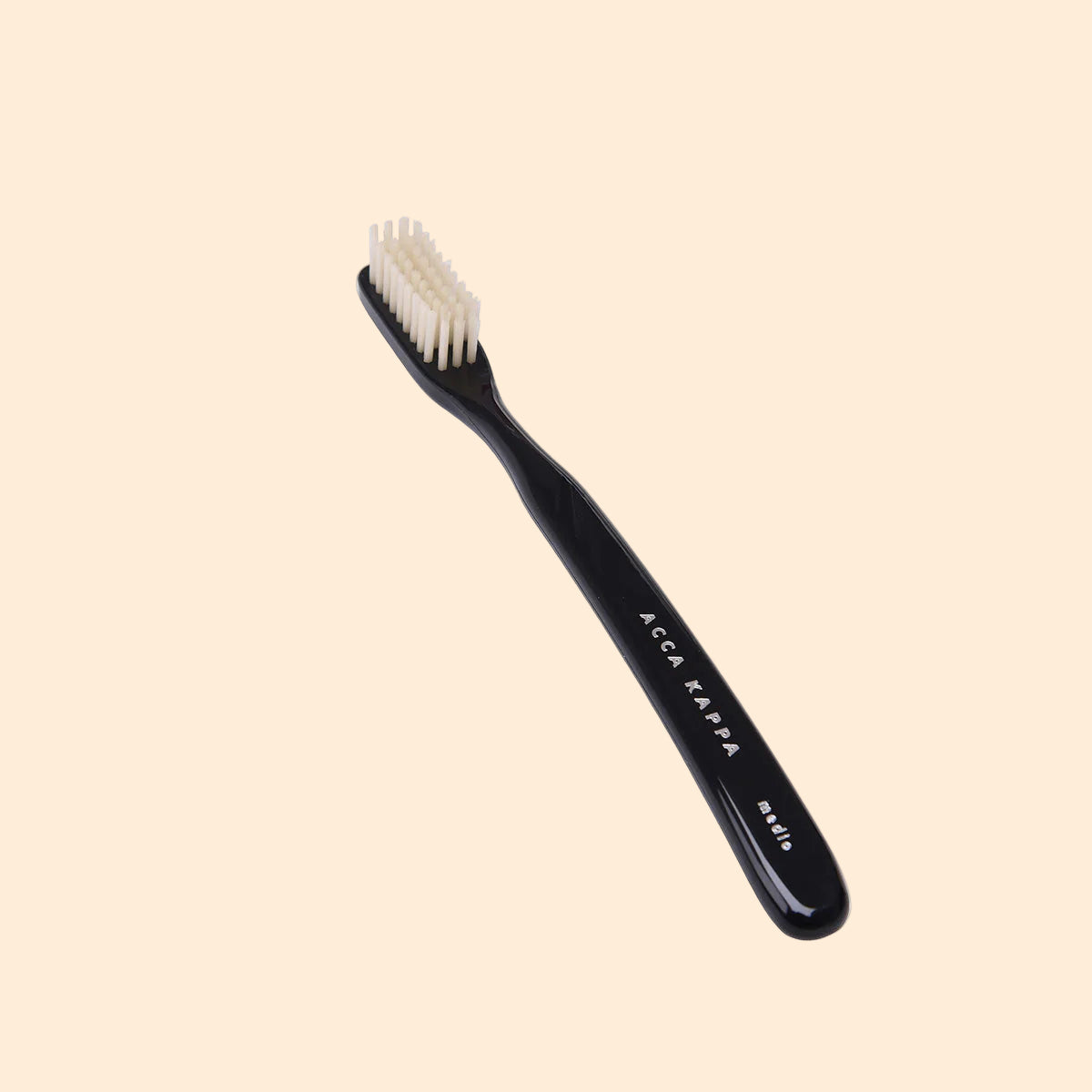 ACCA KAPPA Vintage Black Toothbrush Medium Nylon