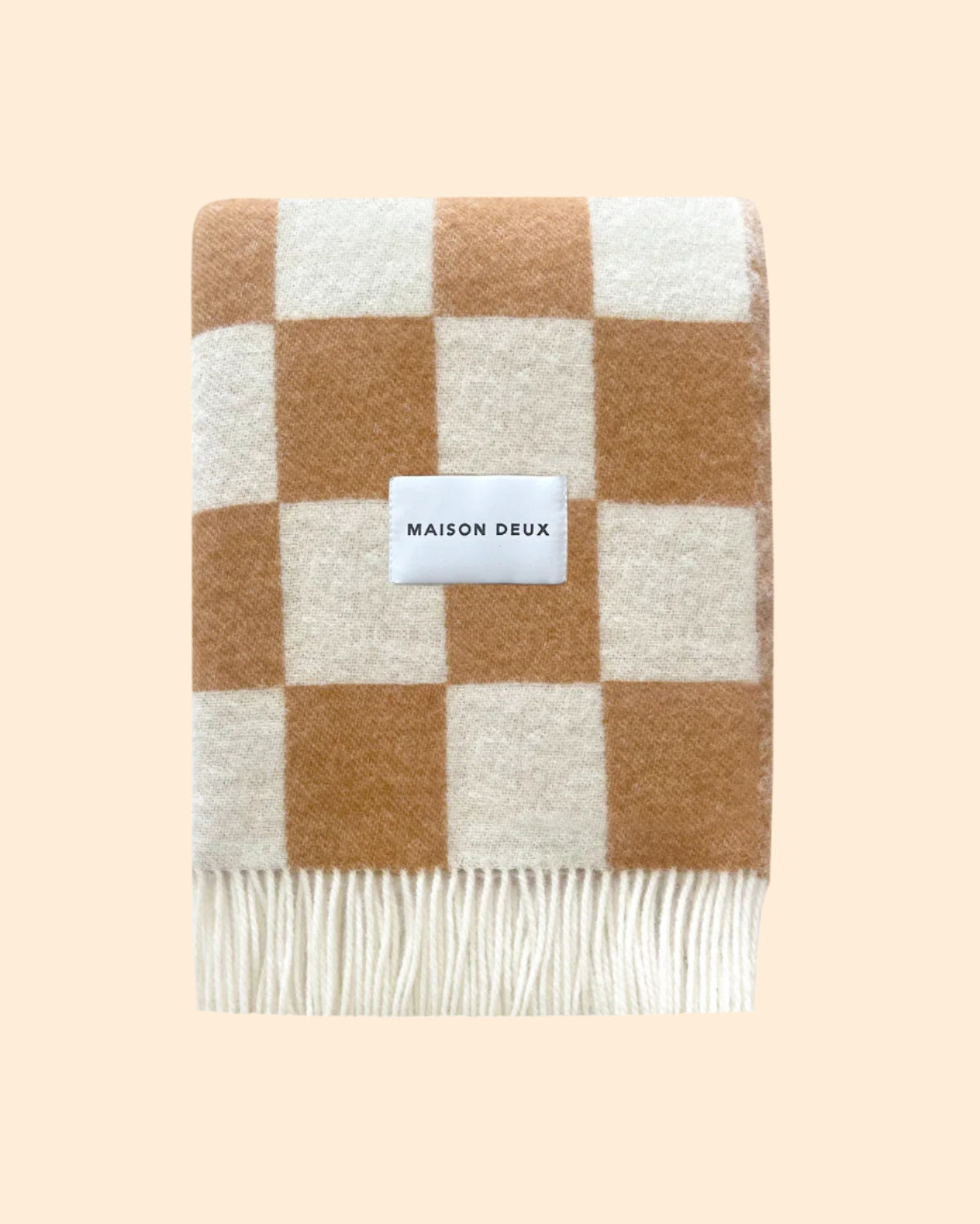 MAISON DEUX Checkered Blanket