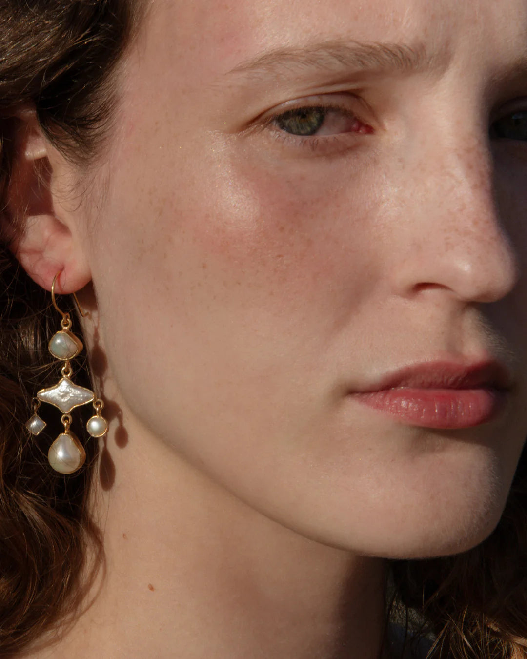 GRAINNE MORTON Pearl Balance Drop Earrings