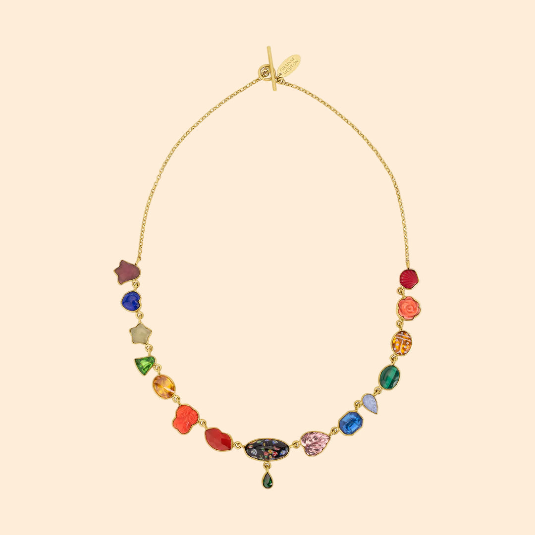 GRAINNE MORTON Rainbow Charm Necklace