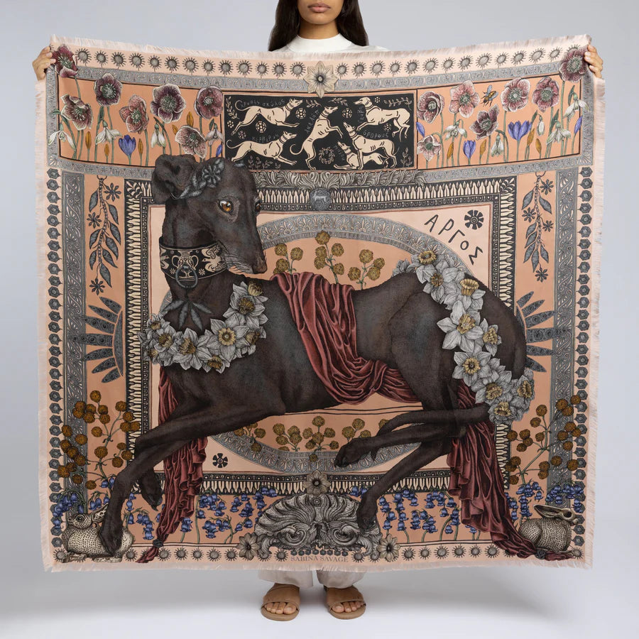 SABINA SAVAGE Honouring Argos Silk Scarf
