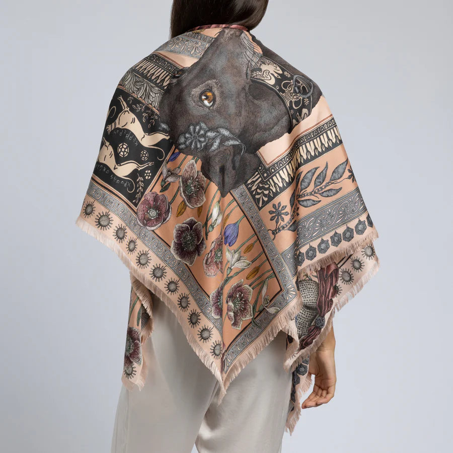 SABINA SAVAGE Honouring Argos Silk Scarf