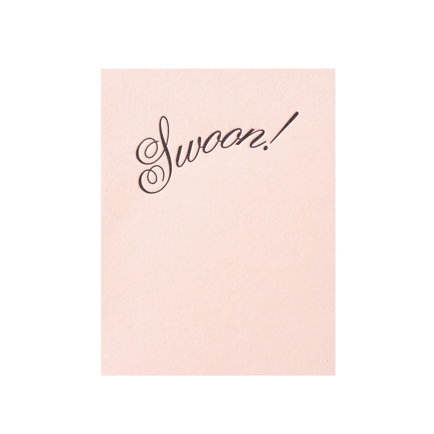 SHORT TALK Swoon Card
