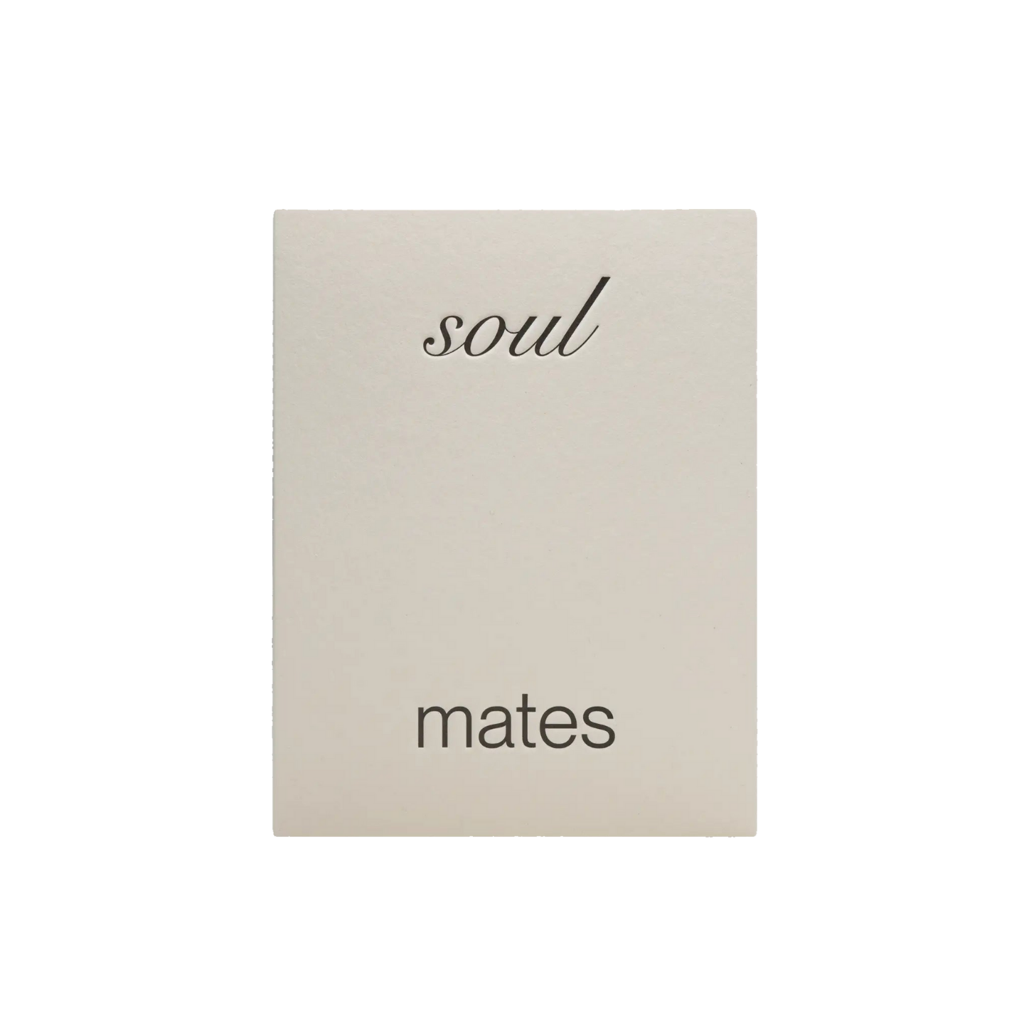 SHORT TALK Soulmates Card