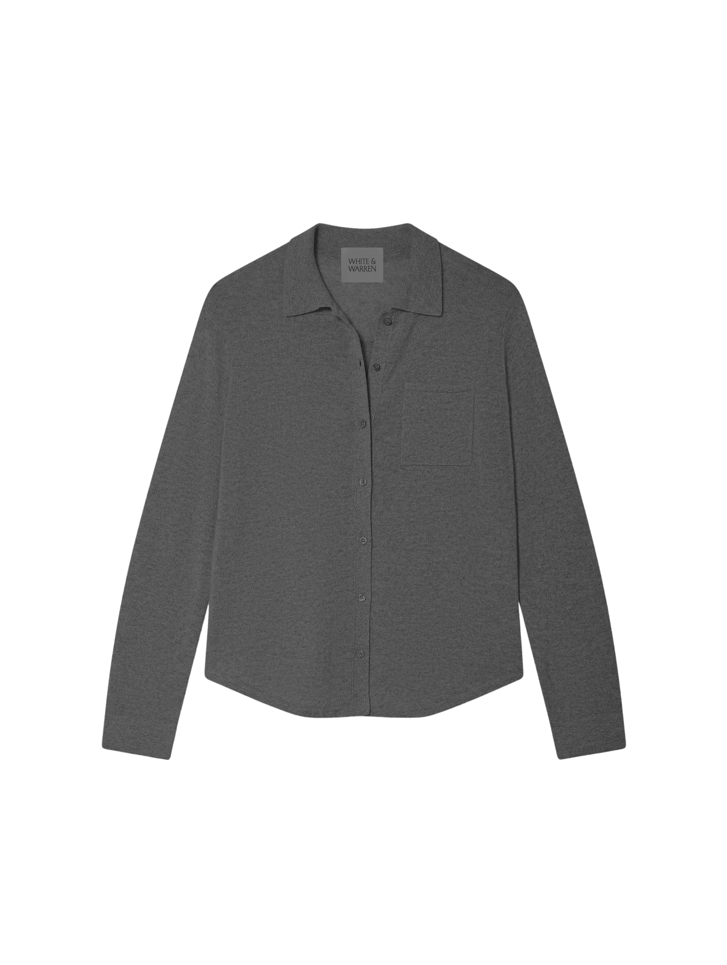 WHITE & WARREN Cashmere Button Shirt