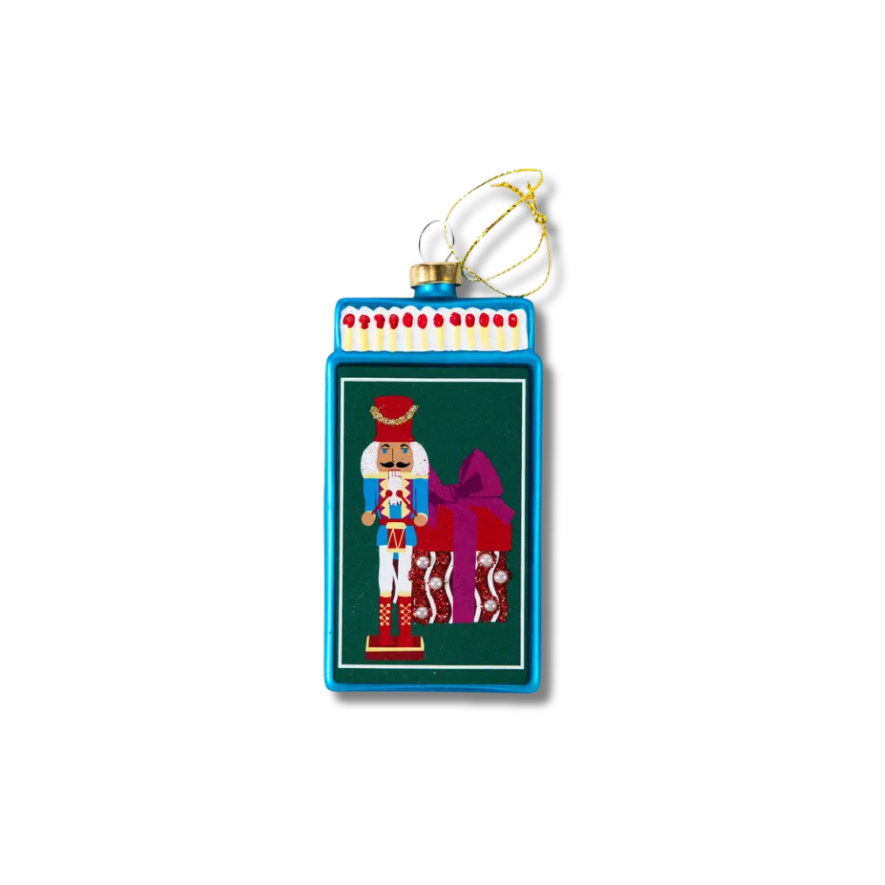 FURBISH STUDIO Nutcracker Matchbox Ornament