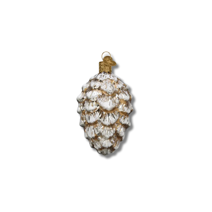 OLD WORLD CHRISTMAS Vintage Ponderosa Pine Cone Ornament