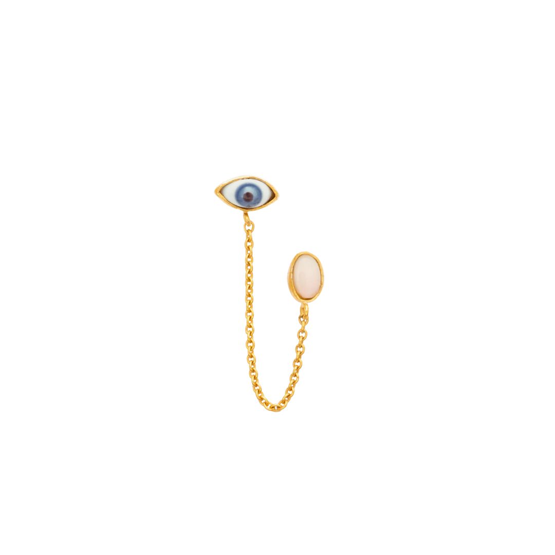 GRAINNE MORTON Eye Double Stud Earring