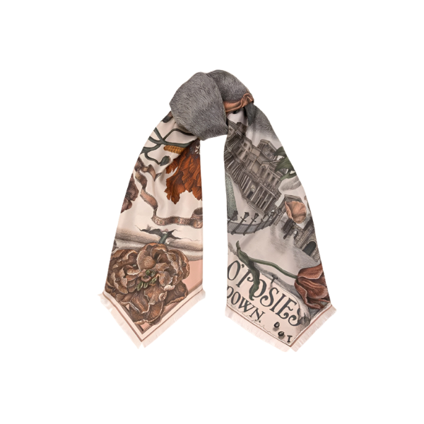 SABINA SAVAGE Ring A Ring O'Roses Silk Scarf