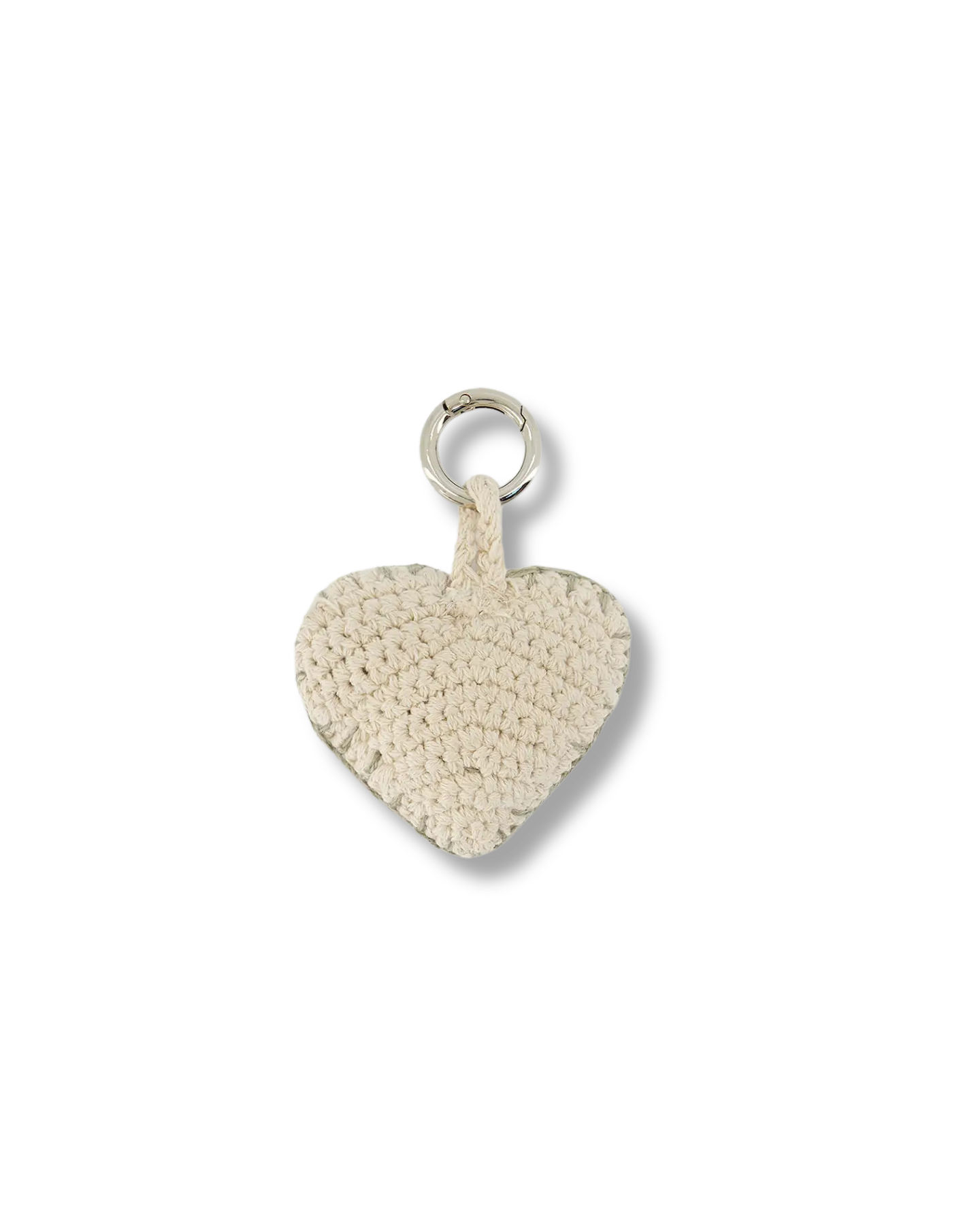 MAISON LABICHE Ivory Heart Bag Charm