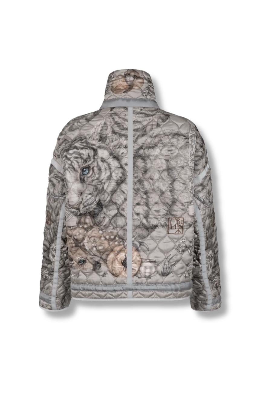 SABINA SAVAGE Zouyu, Cry The Deer Quilted Silk Reversible Jacket