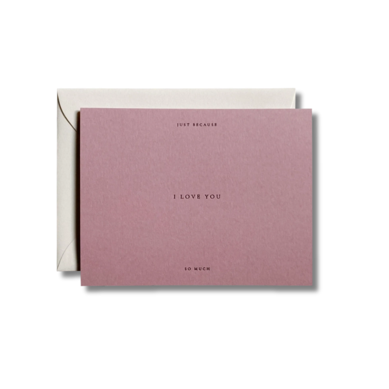 JAYMES PAPER I Love You Card No. 1