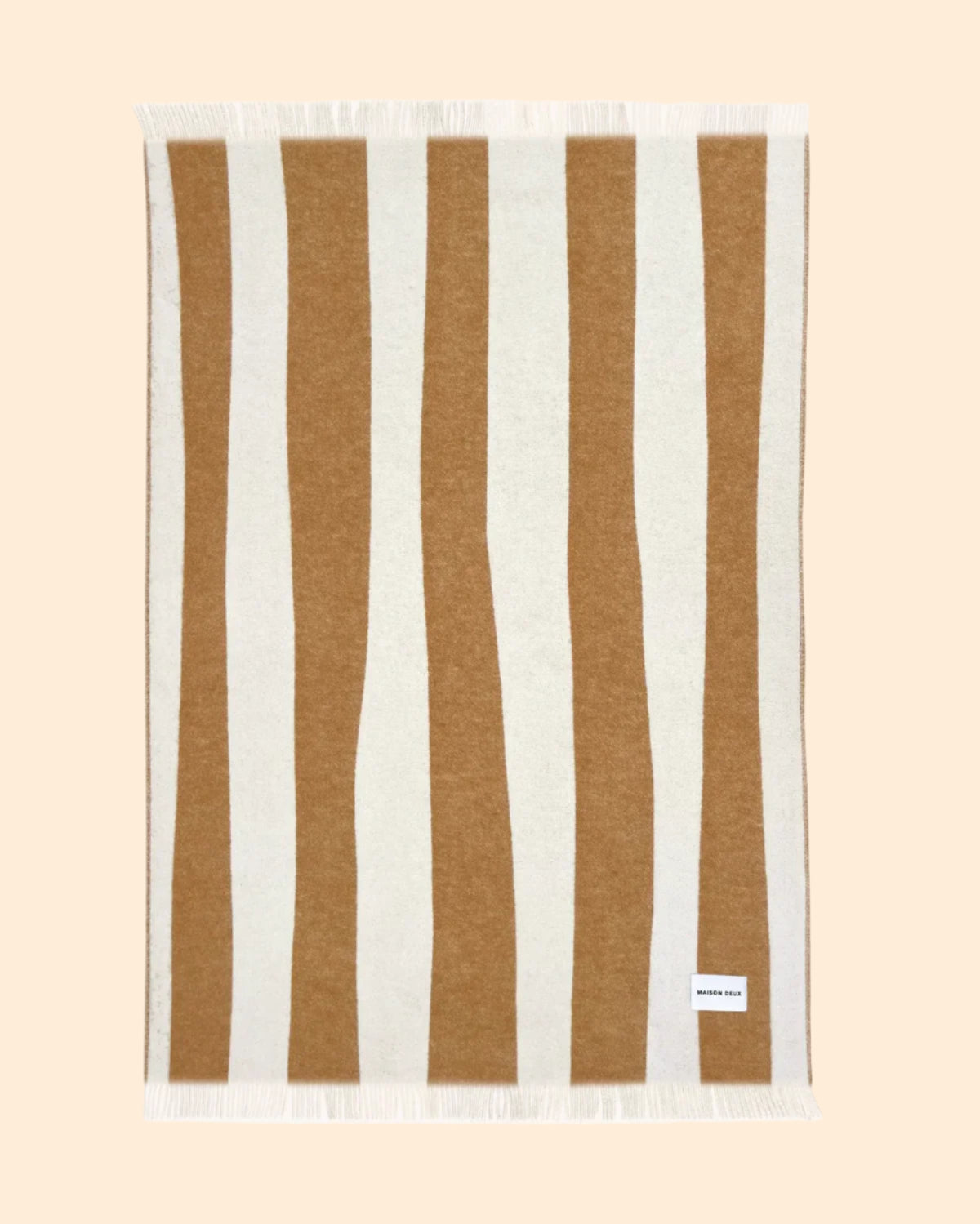 MAISON DEUX Rough Stripe Blanket