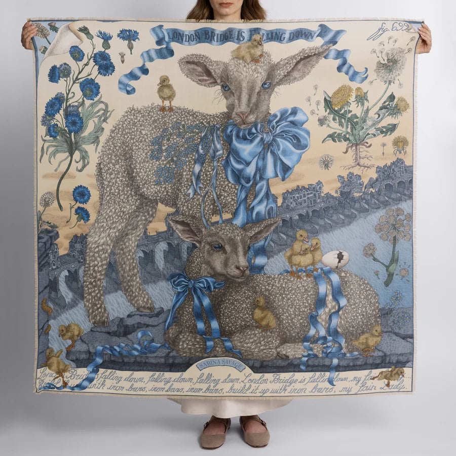 SABINA SAVAGE London Bridge is Falling Down Silk Scarf