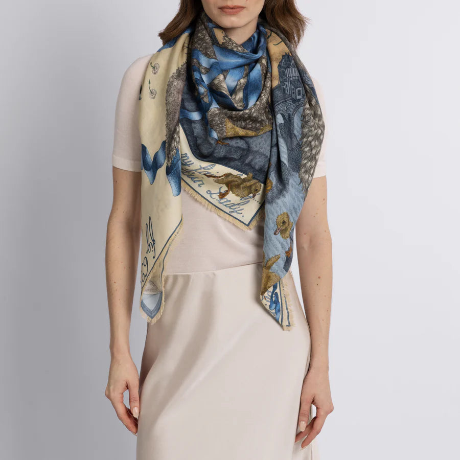 SABINA SAVAGE London Bridge is Falling Down Silk Scarf