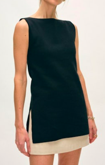 WHITE + WARREN Superfine Organic Cotton Tunic Top