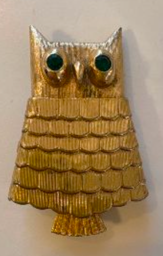 HOUSE OF GOOD MERCANTILE Owl Perfumed Brooch