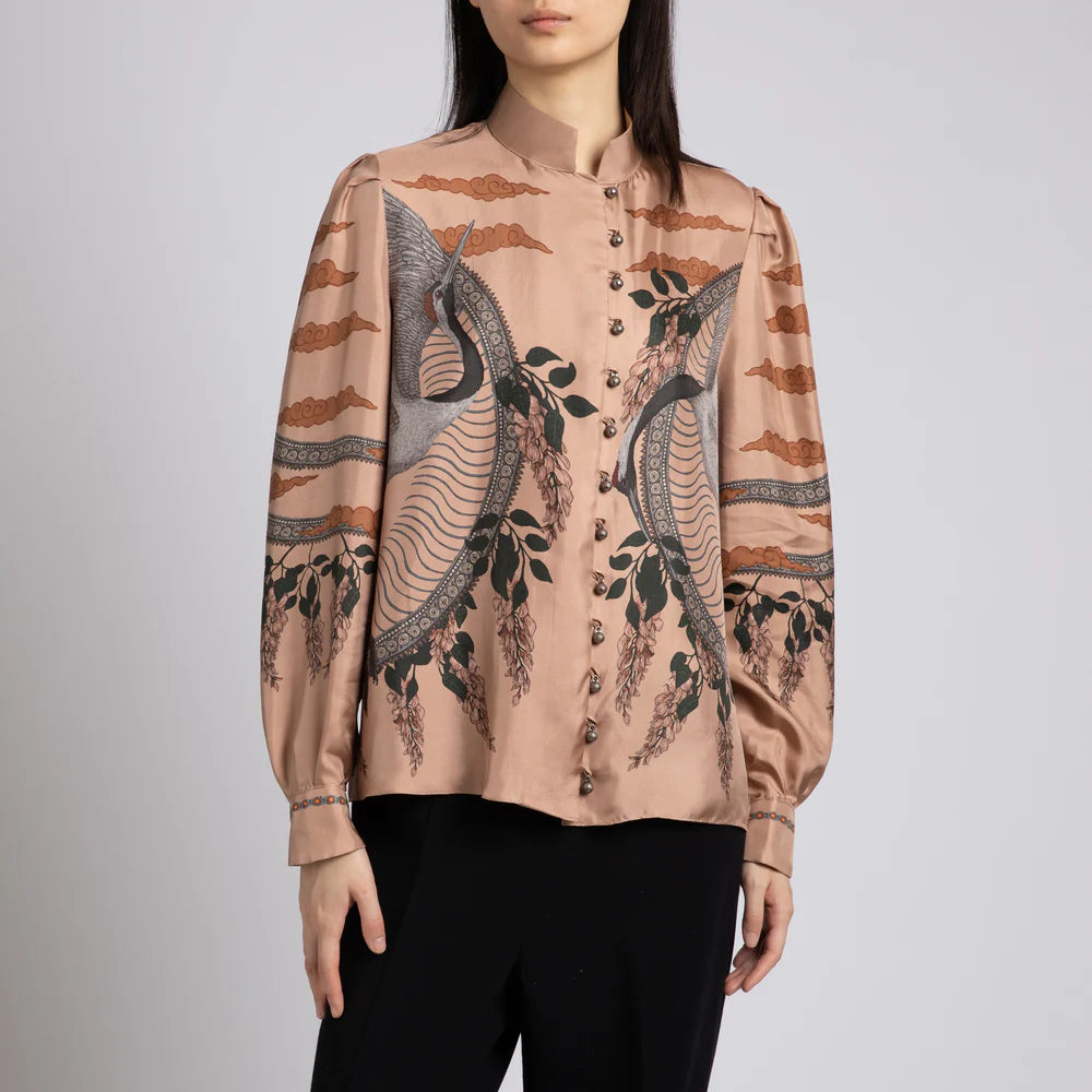 SABINA SAVAGE The Song Deer Blouse