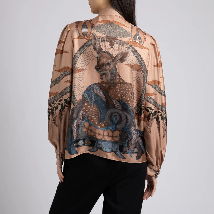 SABINA SAVAGE The Song Deer Blouse