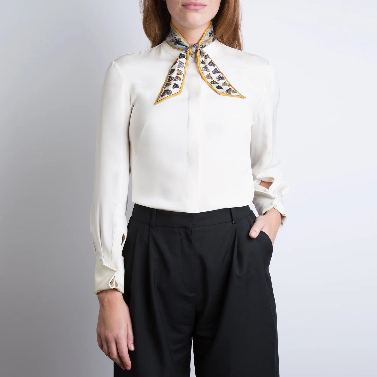 SABINA SAVAGE The Texas Stallion Silk Ribbon Scarf