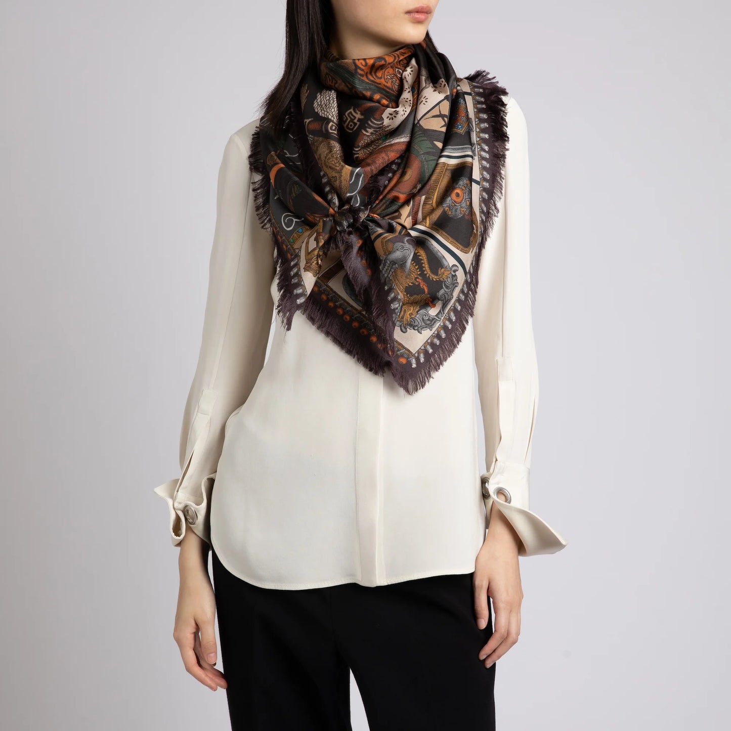 SABINA SAVAGE The Wind Horse Wool Scarf