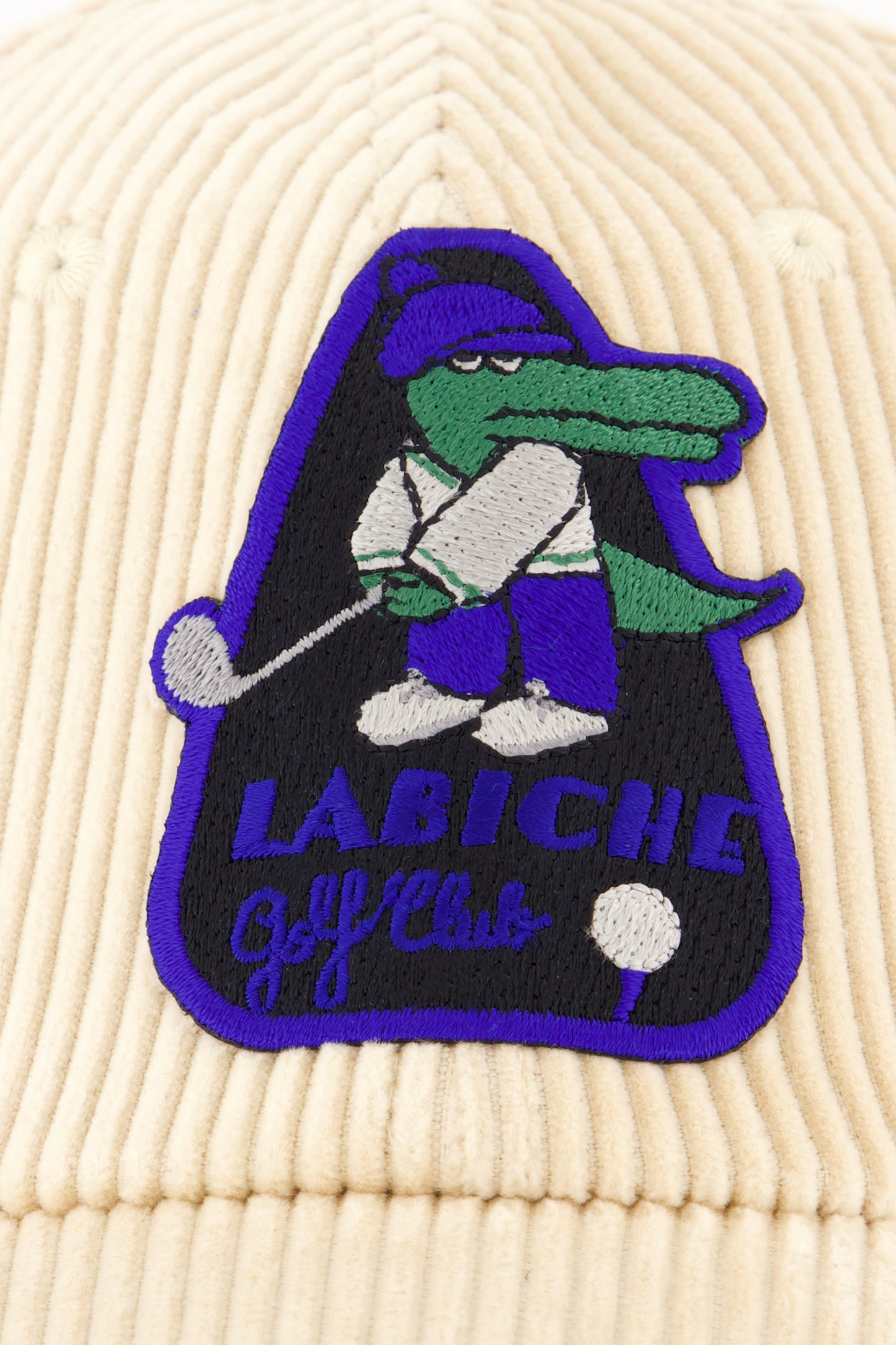 MAISON LABICHE Beaumont Patch Croco Golf Hat