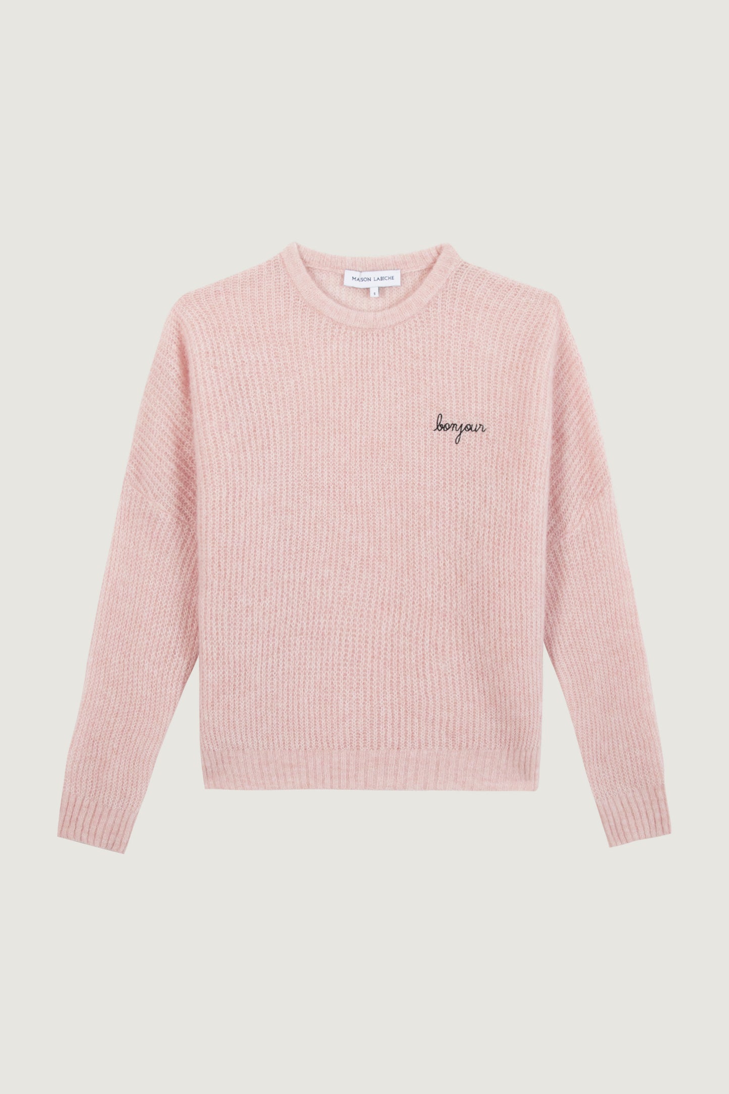 MAISON LABICHE Cerisoles Wool & Alpaca Bonjour Sweater