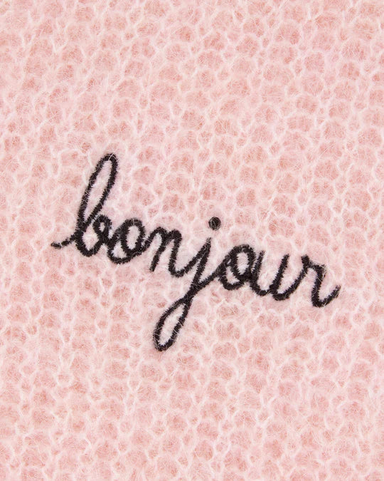 MAISON LABICHE Cerisoles Wool & Alpaca Bonjour Sweater