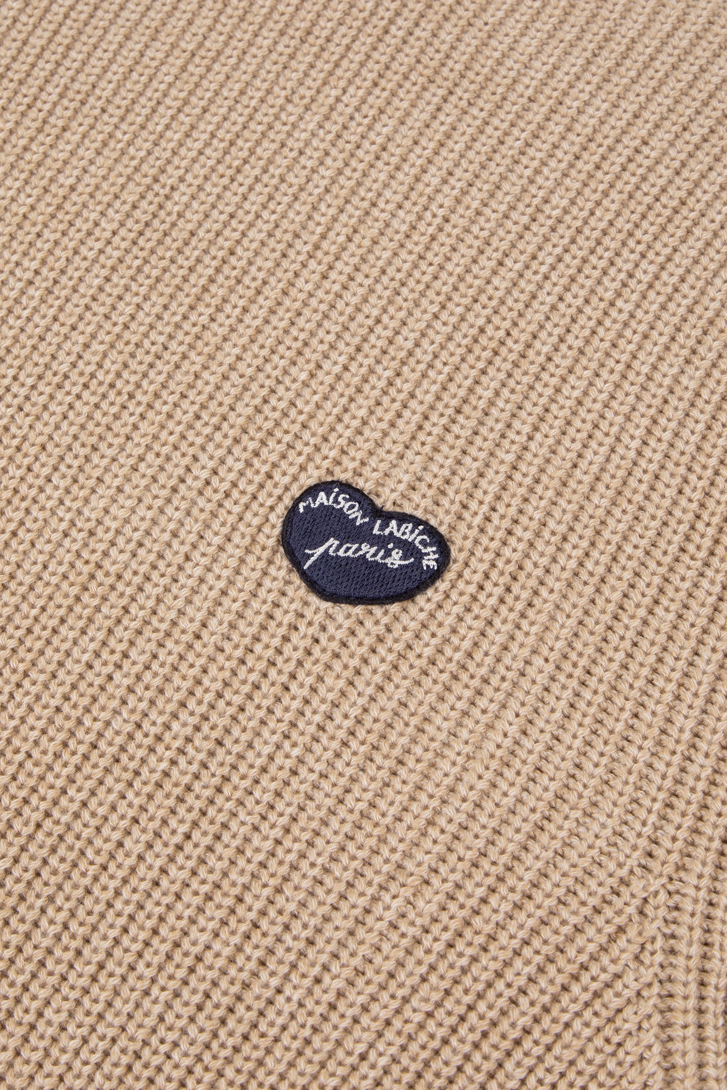 MAISON LABICHE Grancey MB Cotton Patch Coeur Sweater