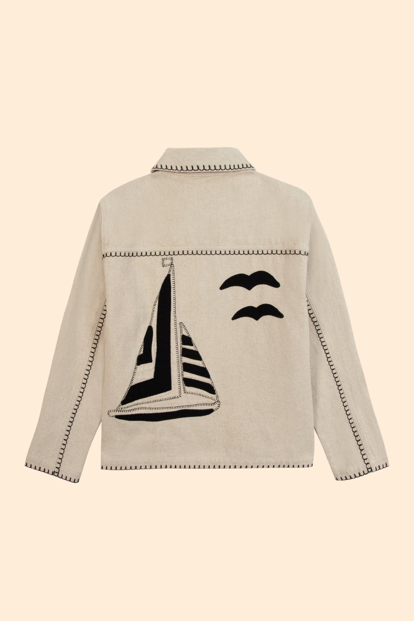 MAISON LABICHE Linen Boat Jacket