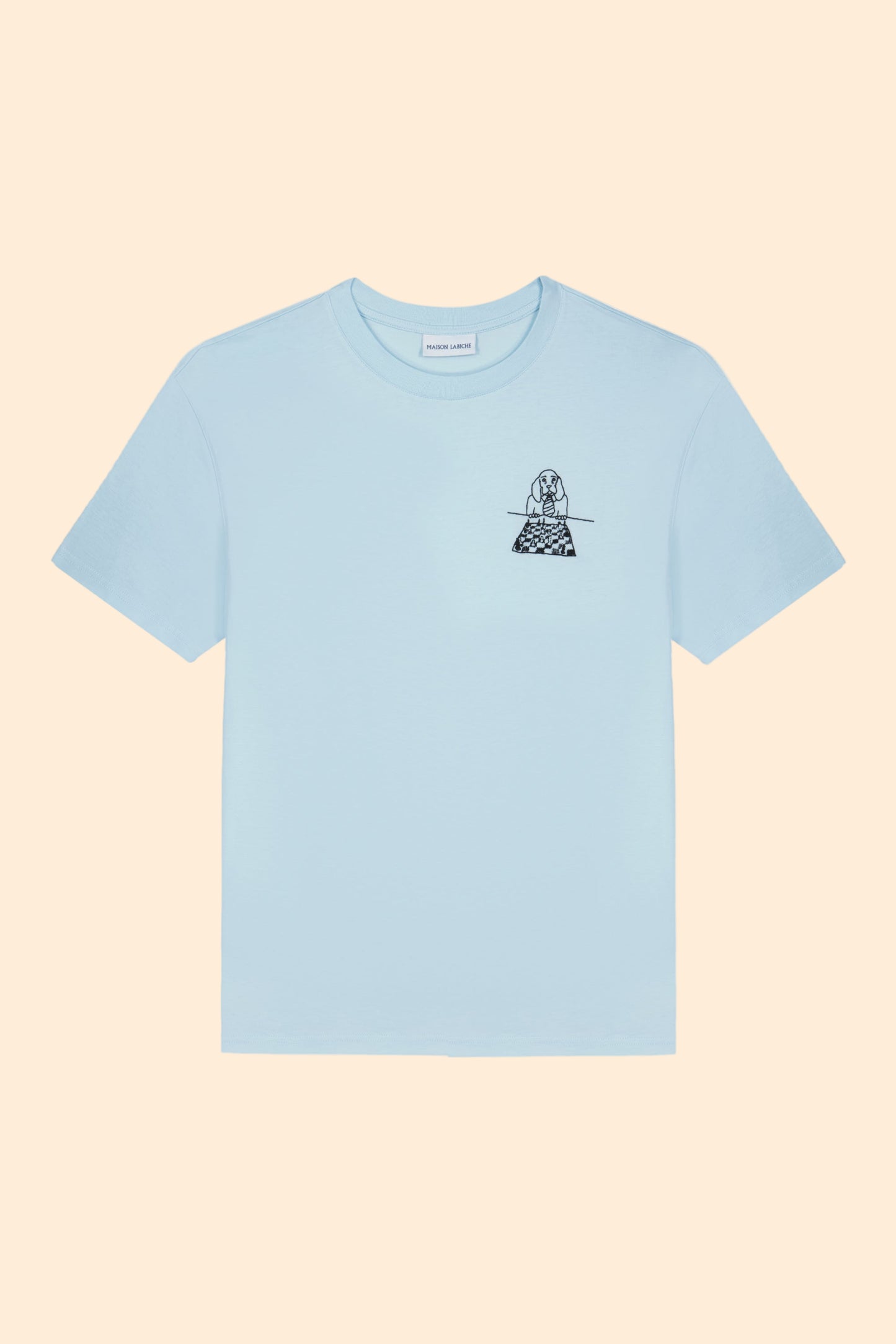 MAISON LABICHE Chess Dog T-shirt