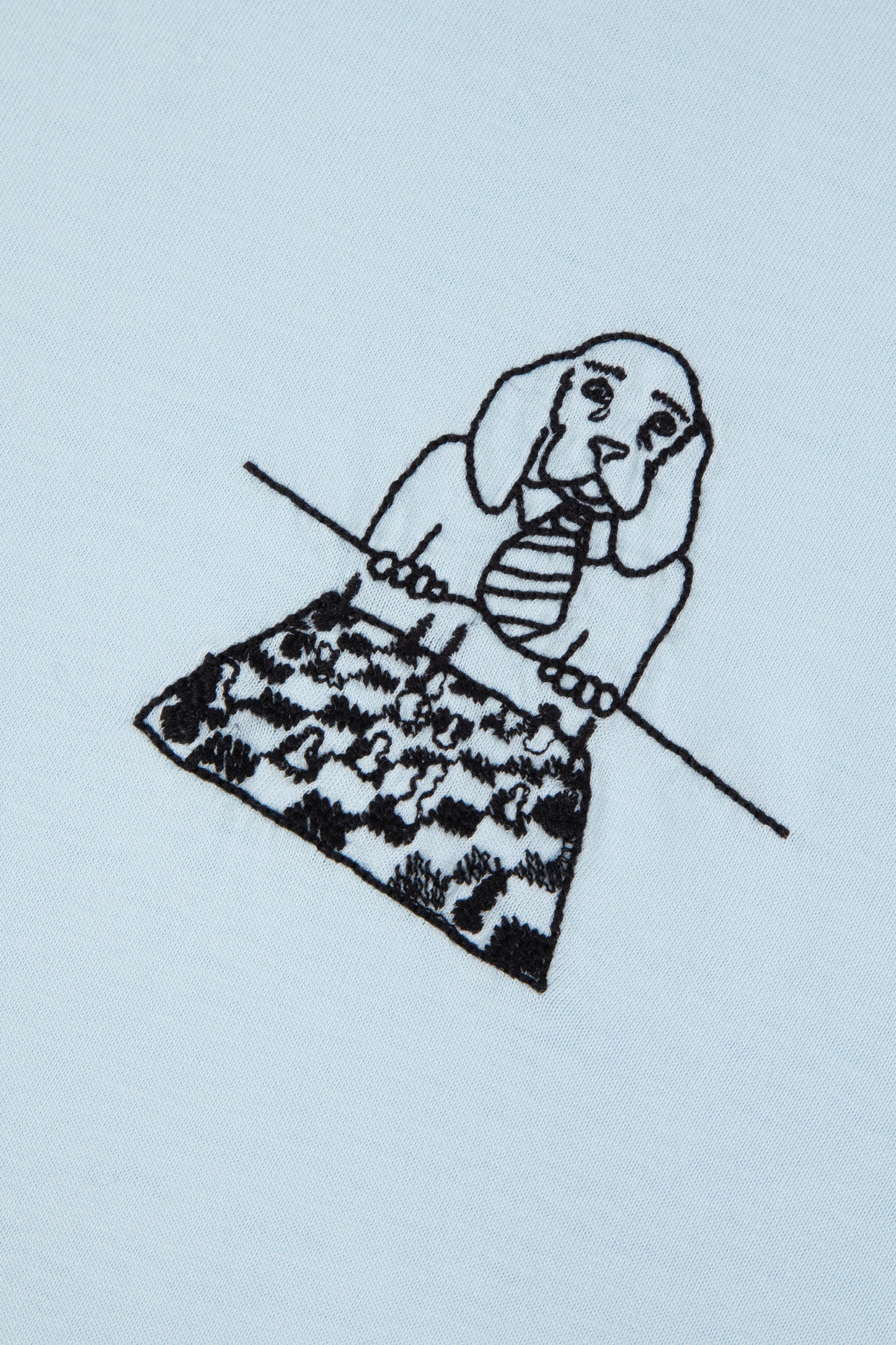MAISON LABICHE Chess Dog T-shirt