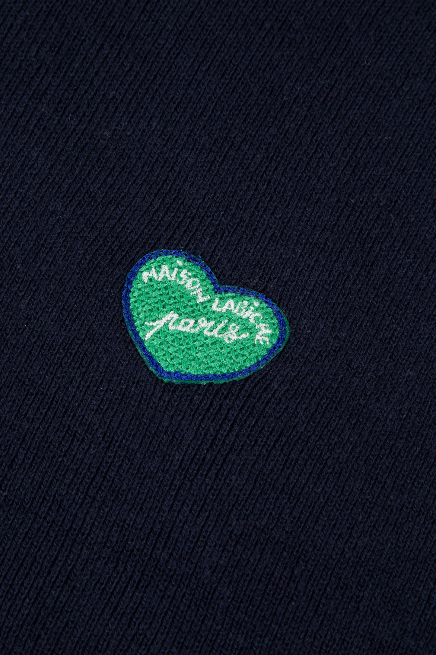 MAISON LABICHE Bargue Cotton Mini Patch Coeur Dress