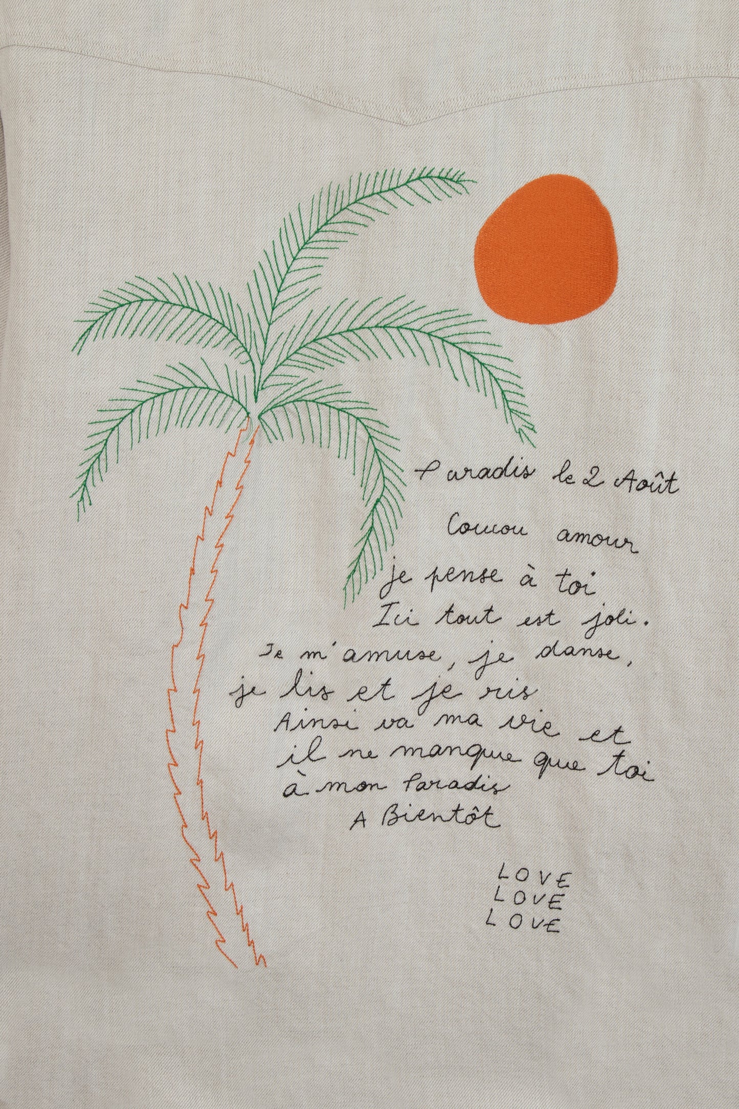 MAISON LABICHE Monselet Postcard Shirt