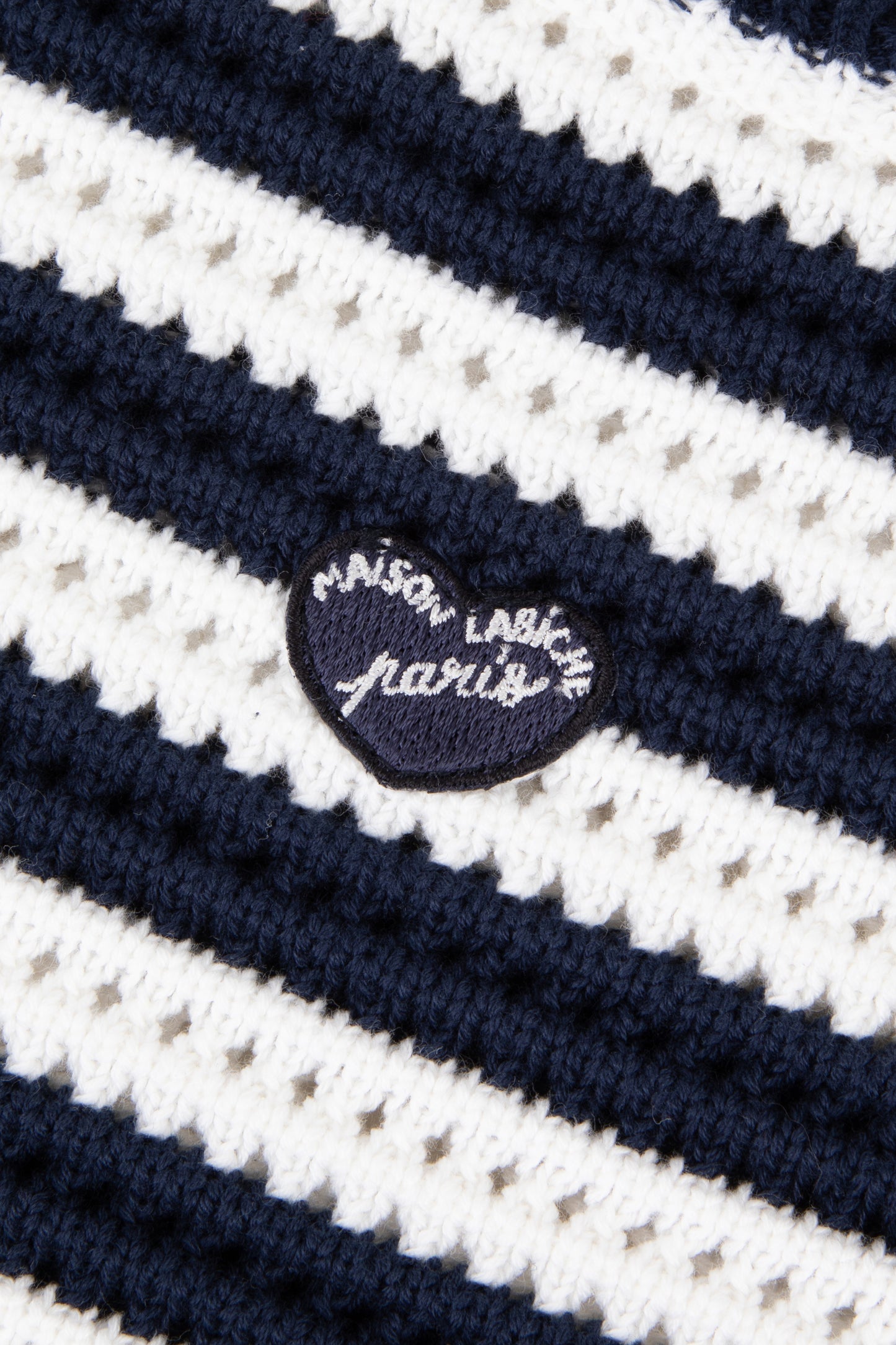 MAISON LABICHE Sache Cotton Patch Coeur Dress