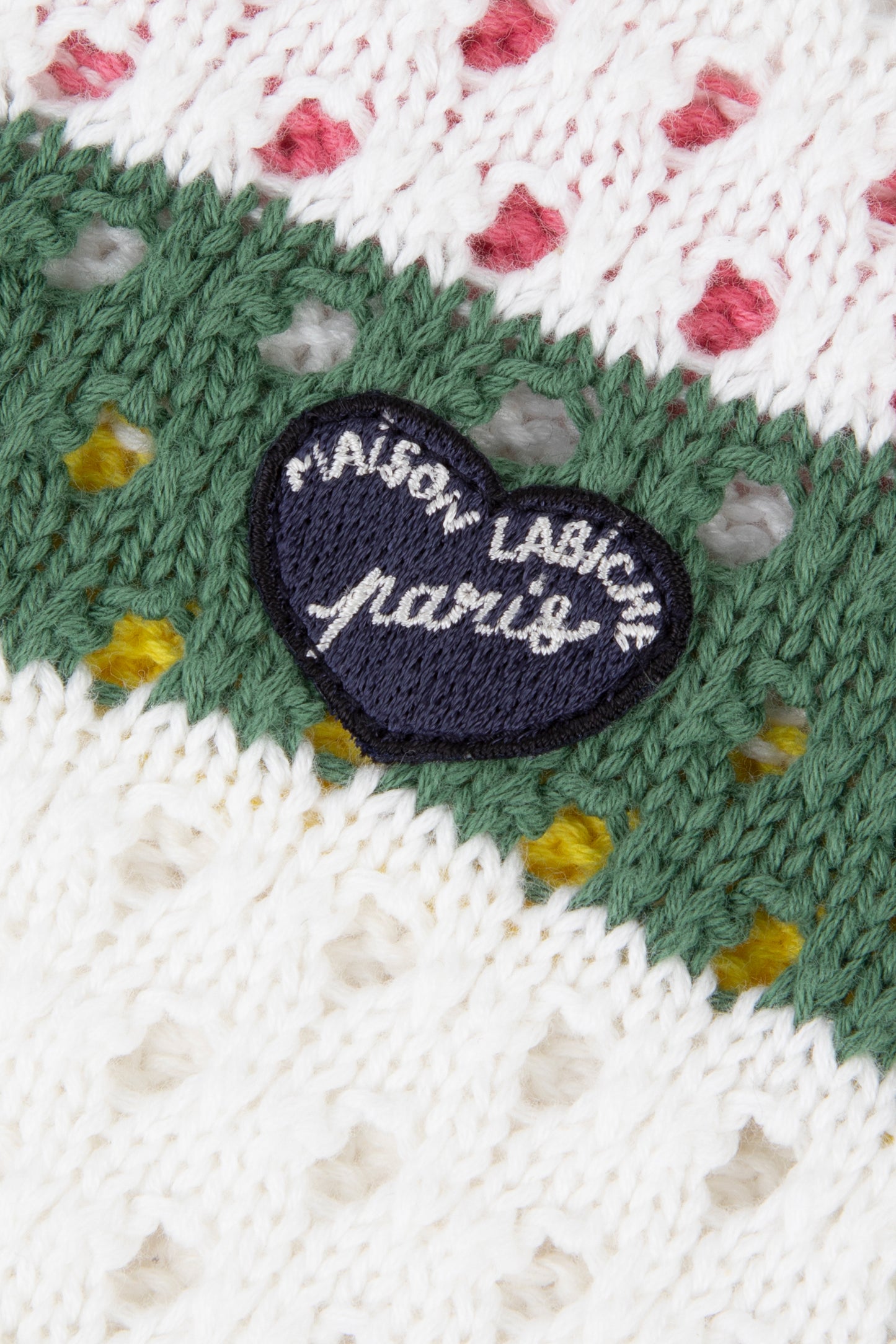 MAISON LABICHE Souchier Cotton Mini Patch Coeur