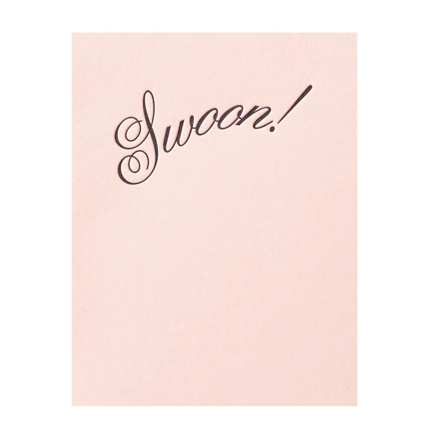SHORT TALK Swoon Card